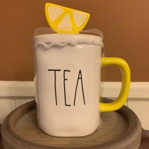 Rae Dunn Tea w/Lemon Topper Mug